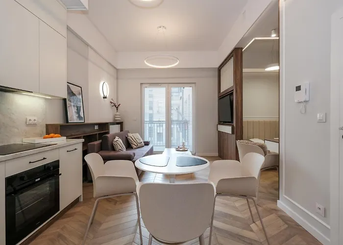 Апартаменти Przy Nawrot, Wszystko Nowe, 550 M Do Piotrkowskiej Лодзь